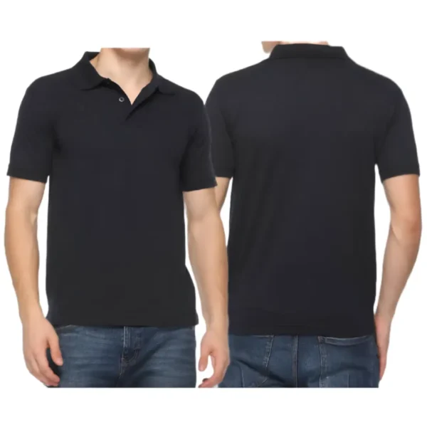 Navy Breeze Men's Cotton Polo T-Shirt