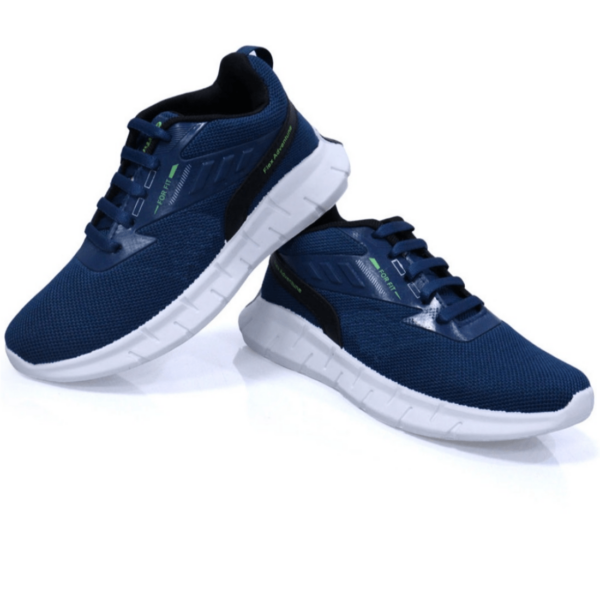 Sky Blue Lace-Up Sneakers for Kids